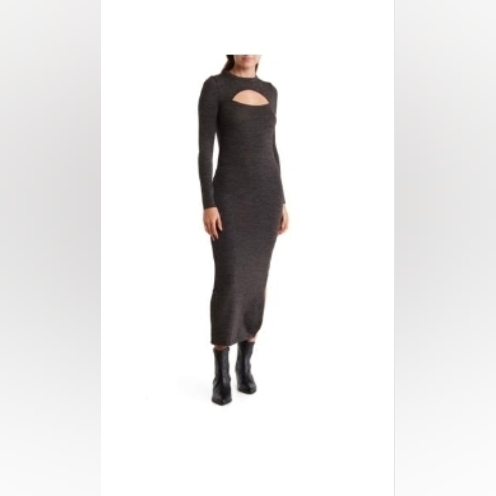 French Connection Fitted Keyhole Dress